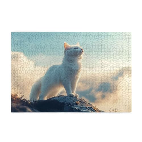Puzzle 3000 Teile Katze, Landschaft Holz XXL Puzzle Erwachsene mit Schachtel und Poster, Schwierige, Herausfordernde und Interessant Spiele für Anfänger, Männer/Frauen Wohndekoration Geschenke 1T-238 Puzzle 3000 Teile Katze, Landschaft Holz XXL Puzzle Erwachsene mit Schachtel und Poster, Schwierige, Herausfordernde und Interessant Spiele für Anfänger, Männer/Frauen Wohndekoration Geschenke 1T-238 von Tamalsj