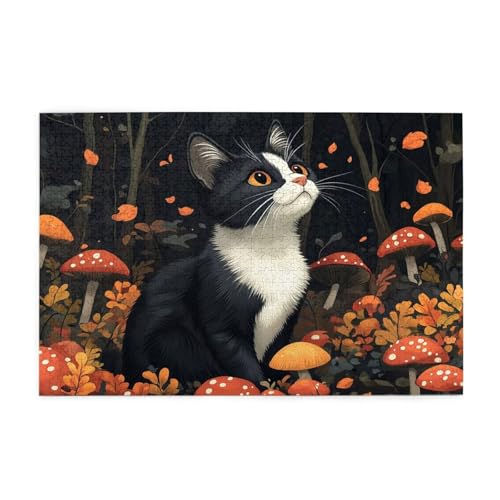 Puzzle 3000 Teile Katze, Pilz Holz XXL Puzzle Erwachsene mit Schachtel und Poster, Schwierige, Herausfordernde und Interessant Spiele für Anfänger, Geschenke für Männer/Frauen Wohndekoration 1T-581 Puzzle 3000 Teile Katze, Pilz Holz XXL Puzzle Erwachsene mit Schachtel und Poster, Schwierige, Herausfordernde und Interessant Spiele für Anfänger, Geschenke für Männer/Frauen Wohndekoration 1T-581 von Tamalsj