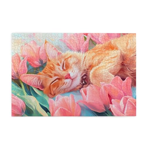 Puzzle 3000 Teile Katze, Tulpe Holz XXL Puzzle Erwachsene mit Schachtel und Poster, Schwierige, Herausfordernde und Interessant Spiele für Anfänger, Geschenke für Männer/Frauen Wohndekoration 1T-469 Puzzle 3000 Teile Katze, Tulpe Holz XXL Puzzle Erwachsene mit Schachtel und Poster, Schwierige, Herausfordernde und Interessant Spiele für Anfänger, Geschenke für Männer/Frauen Wohndekoration 1T-469 von Tamalsj