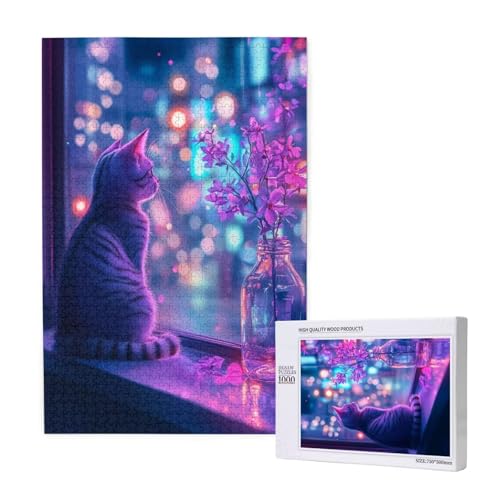 Puzzle 3000 Teile Katze Klassische Puzzles für Erwachsene Nachtansicht Anspruchsvolles und Lustig Kreatives Unterhaltungsspiel, Holzpuzzle für Erwachsene Als Feiertage Geschenk fur Frauen 2T-1973 Puzzle 3000 Teile Katze Klassische Puzzles für Erwachsene Nachtansicht Anspruchsvolles und Lustig Kreatives Unterhaltungsspiel, Holzpuzzle für Erwachsene Als Feiertage Geschenk fur Frauen 2T-1973 von Tamalsj