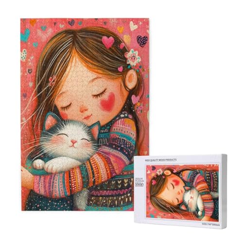 Puzzle 3000 Teile Katze Klassische Puzzles für Erwachsene Niedlich Anspruchsvolles und Lustig Kreatives Unterhaltungsspiel, Holzpuzzle für Erwachsene Als Feiertage Geschenk fur Frauen 2T-1946 Puzzle 3000 Teile Katze Klassische Puzzles für Erwachsene Niedlich Anspruchsvolles und Lustig Kreatives Unterhaltungsspiel, Holzpuzzle für Erwachsene Als Feiertage Geschenk fur Frauen 2T-1946 von Tamalsj