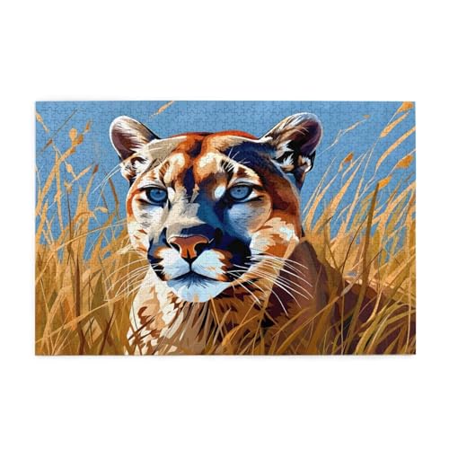 Puzzle 3000 Teile Leopard, Landschaft Holz XXL Puzzle Erwachsene mit Schachtel und Poster, Schwierige, Herausfordernde und Interessant Spiele für Anfänger, Frauen Wohndekoration Geschenke 1T-1784 Puzzle 3000 Teile Leopard, Landschaft Holz XXL Puzzle Erwachsene mit Schachtel und Poster, Schwierige, Herausfordernde und Interessant Spiele für Anfänger, Frauen Wohndekoration Geschenke 1T-1784 von Tamalsj
