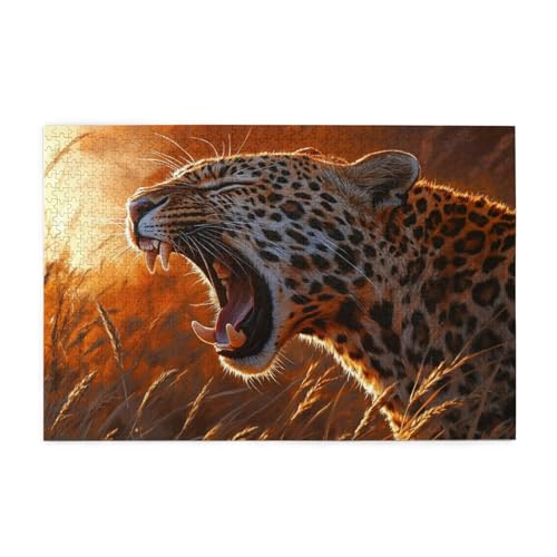 Puzzle 3000 Teile Leopard, Tier Holz XXL Puzzle Erwachsene mit Schachtel und Poster, Schwierige, Herausfordernde und Interessant Spiele für Anfänger, Geschenke für Männer/Frauen Wohndekoration 1T-425 Puzzle 3000 Teile Leopard, Tier Holz XXL Puzzle Erwachsene mit Schachtel und Poster, Schwierige, Herausfordernde und Interessant Spiele für Anfänger, Geschenke für Männer/Frauen Wohndekoration 1T-425 von Tamalsj