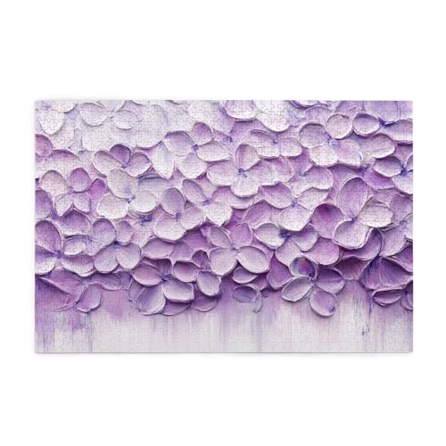 Puzzle 3000 Teile Lila, Blume Holz XXL Puzzle Erwachsene mit Schachtel und Poster, Schwierige, Herausfordernde und Interessant Spiele für Anfänger, Geschenke für Männer/Frauen Wohndekoration 1T-103 Puzzle 3000 Teile Lila, Blume Holz XXL Puzzle Erwachsene mit Schachtel und Poster, Schwierige, Herausfordernde und Interessant Spiele für Anfänger, Geschenke für Männer/Frauen Wohndekoration 1T-103 von Tamalsj
