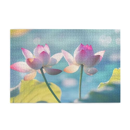 Puzzle 3000 Teile Lotus, Landschaft Holz XXL Puzzle Erwachsene mit Schachtel und Poster, Schwierige, Herausfordernde und Interessant Spiele für Anfänger, Männer/Frauen Wohndekoration Geschenke 1T-28 Puzzle 3000 Teile Lotus, Landschaft Holz XXL Puzzle Erwachsene mit Schachtel und Poster, Schwierige, Herausfordernde und Interessant Spiele für Anfänger, Männer/Frauen Wohndekoration Geschenke 1T-28 von Tamalsj