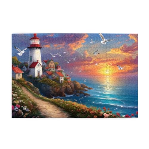 Puzzle 3000 Teile Meer, Sonnenuntergang Holz XXL Puzzle Erwachsene mit Schachtel und Poster, Schwierige, Herausfordernde und Interessant Spiele für Anfänger, Frauen Wohndekoration Geschenke 1T-1850 Puzzle 3000 Teile Meer, Sonnenuntergang Holz XXL Puzzle Erwachsene mit Schachtel und Poster, Schwierige, Herausfordernde und Interessant Spiele für Anfänger, Frauen Wohndekoration Geschenke 1T-1850 von Tamalsj