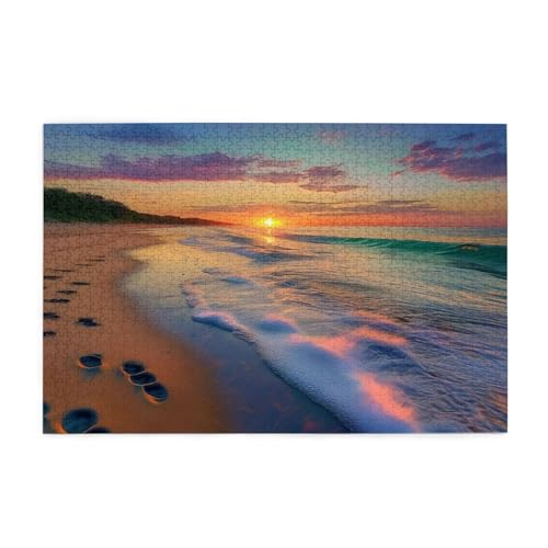 Puzzle 3000 Teile Meer, Sonnenuntergang Holz XXL Puzzle Erwachsene mit Schachtel und Poster, Schwierige, Herausfordernde und Interessant Spiele für Anfänger, Frauen Wohndekoration Geschenke 1T-2099 Puzzle 3000 Teile Meer, Sonnenuntergang Holz XXL Puzzle Erwachsene mit Schachtel und Poster, Schwierige, Herausfordernde und Interessant Spiele für Anfänger, Frauen Wohndekoration Geschenke 1T-2099 von Tamalsj