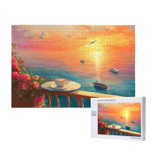 Puzzle 3000 Teile Meer Klassische Puzzles für Erwachsene Sonnenuntergang Anspruchsvolles und Lustig Kreatives Unterhaltungsspiel, Holzpuzzle für Erwachsene Als Feiertage Geschenk fur Frauen 2T-178 Puzzle 3000 Teile Meer Klassische Puzzles für Erwachsene Sonnenuntergang Anspruchsvolles und Lustig Kreatives Unterhaltungsspiel, Holzpuzzle für Erwachsene Als Feiertage Geschenk fur Frauen 2T-178 von Tamalsj