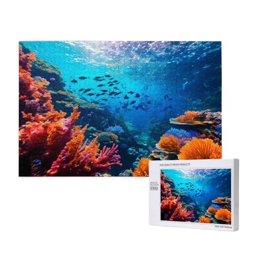 Puzzle 3000 Teile Meeresboden Klassische Puzzles für Erwachsene Fisch Anspruchsvolles und Lustig Kreatives Unterhaltungsspiel, Holzpuzzle für Erwachsene Als Feiertage Geschenk fur Frauen 2T-77 Puzzle 3000 Teile Meeresboden Klassische Puzzles für Erwachsene Fisch Anspruchsvolles und Lustig Kreatives Unterhaltungsspiel, Holzpuzzle für Erwachsene Als Feiertage Geschenk fur Frauen 2T-77 von Tamalsj