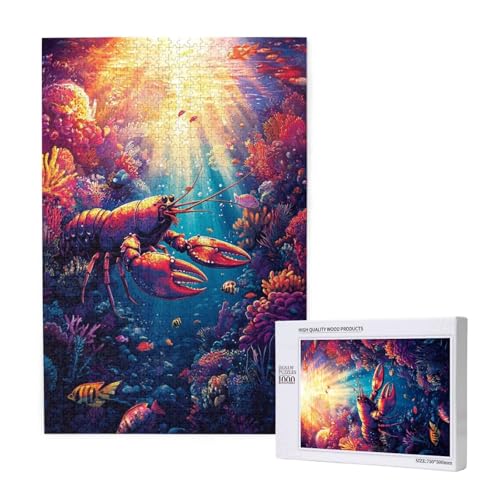 Puzzle 3000 Teile Meeresboden Klassische Puzzles für Erwachsene Hummer Anspruchsvolles und Lustig Kreatives Unterhaltungsspiel, Holzpuzzle für Erwachsene Als Feiertage Geschenk fur Frauen 2T-1992 Puzzle 3000 Teile Meeresboden Klassische Puzzles für Erwachsene Hummer Anspruchsvolles und Lustig Kreatives Unterhaltungsspiel, Holzpuzzle für Erwachsene Als Feiertage Geschenk fur Frauen 2T-1992 von Tamalsj