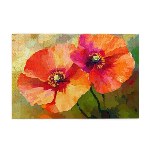 Puzzle 3000 Teile Mohn, Rot Holz XXL Puzzle Erwachsene mit Schachtel und Poster, Schwierige, Herausfordernde und Interessant Spiele für Anfänger, Geschenke für Männer/Frauen Wohndekoration 1T-819 Puzzle 3000 Teile Mohn, Rot Holz XXL Puzzle Erwachsene mit Schachtel und Poster, Schwierige, Herausfordernde und Interessant Spiele für Anfänger, Geschenke für Männer/Frauen Wohndekoration 1T-819 von Tamalsj