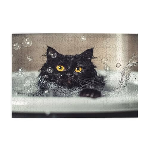 Puzzle 3000 Teile Niedlich, Katze Holz XXL Puzzle Erwachsene mit Schachtel und Poster, Schwierige, Herausfordernde und Interessant Spiele für Anfänger, Männer/Frauen Wohndekoration Geschenke 1T-574 Puzzle 3000 Teile Niedlich, Katze Holz XXL Puzzle Erwachsene mit Schachtel und Poster, Schwierige, Herausfordernde und Interessant Spiele für Anfänger, Männer/Frauen Wohndekoration Geschenke 1T-574 von Tamalsj