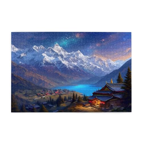 Puzzle 3000 Teile Norwegen, Landschaft Holz XXL Puzzle Erwachsene mit Schachtel und Poster, Schwierige, Herausfordernde und Interessant Spiele für Anfänger, Frauen Wohndekoration Geschenke 1T-1860 Puzzle 3000 Teile Norwegen, Landschaft Holz XXL Puzzle Erwachsene mit Schachtel und Poster, Schwierige, Herausfordernde und Interessant Spiele für Anfänger, Frauen Wohndekoration Geschenke 1T-1860 von Tamalsj