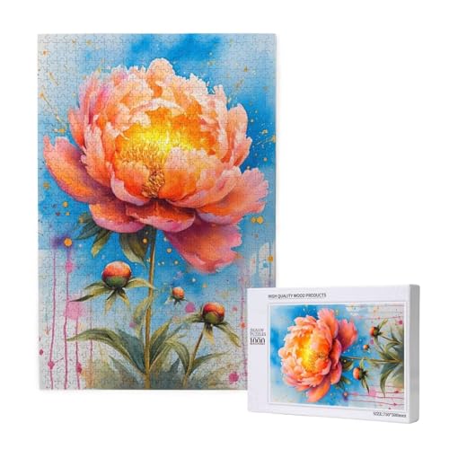 Puzzle 3000 Teile Orange Farbe Klassische Puzzles für Erwachsene Pfingstrose Anspruchsvolles und Lustig Kreatives Unterhaltungsspiel,Holzpuzzle für Erwachsene Als Feiertage Geschenk fur Frauen 2T-1567 Puzzle 3000 Teile Orange Farbe Klassische Puzzles für Erwachsene Pfingstrose Anspruchsvolles und Lustig Kreatives Unterhaltungsspiel,Holzpuzzle für Erwachsene Als Feiertage Geschenk fur Frauen 2T-1567 von Tamalsj