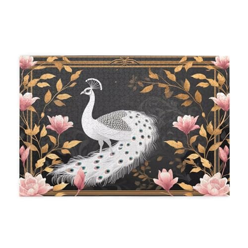 Puzzle 3000 Teile Pfau, Blume Holz XXL Puzzle Erwachsene mit Schachtel und Poster, Schwierige, Herausfordernde und Interessant Spiele für Anfänger, Geschenke für Männer/Frauen Wohndekoration 1T-1789 Puzzle 3000 Teile Pfau, Blume Holz XXL Puzzle Erwachsene mit Schachtel und Poster, Schwierige, Herausfordernde und Interessant Spiele für Anfänger, Geschenke für Männer/Frauen Wohndekoration 1T-1789 von Tamalsj