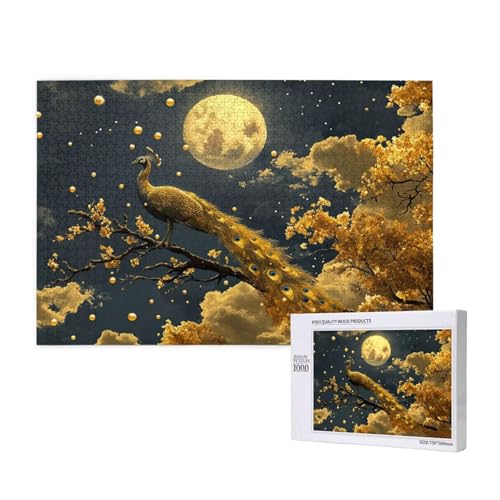 Puzzle 3000 Teile Pfau Klassische Puzzles für Erwachsene Mond Anspruchsvolles und Lustig Kreatives Unterhaltungsspiel,Holzpuzzle für Erwachsene Als Geburtstags und Feiertage Geschenk fur Frauen 2T-140 Puzzle 3000 Teile Pfau Klassische Puzzles für Erwachsene Mond Anspruchsvolles und Lustig Kreatives Unterhaltungsspiel,Holzpuzzle für Erwachsene Als Geburtstags und Feiertage Geschenk fur Frauen 2T-140 von Tamalsj