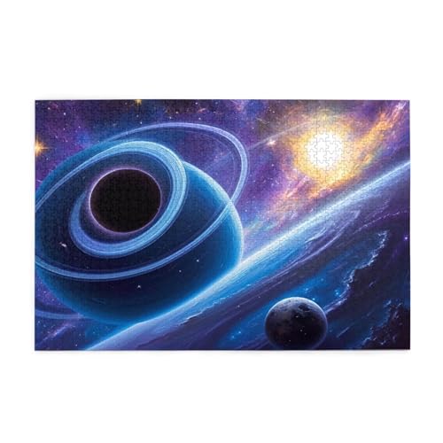 Puzzle 3000 Teile Planet, Universum Holz XXL Puzzle Erwachsene mit Schachtel und Poster, Schwierige, Herausfordernde und Interessant Spiele für Anfänger, Männer/Frauen Wohndekoration Geschenke 1T-1892 von Tamalsj