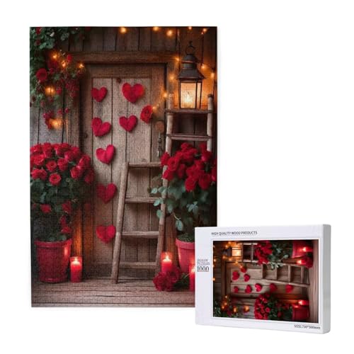 Puzzle 3000 Teile Rose Klassische Puzzles für Erwachsene Liebe Anspruchsvolles und Lustig Kreatives Unterhaltungsspiel, Holzpuzzle für Erwachsene Als Geburtstags Feiertage Geschenk fur Frauen 2T-1670 von Tamalsj