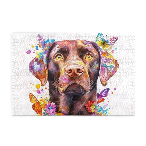 Puzzle 3000 Teile Schmetterling, Hund Holz XXL Puzzle Erwachsene mit Schachtel und Poster, Schwierige, Herausfordernde und Interessant Spiele für Anfänger, Frauen Wohndekoration Geschenke 1T-1501 Puzzle 3000 Teile Schmetterling, Hund Holz XXL Puzzle Erwachsene mit Schachtel und Poster, Schwierige, Herausfordernde und Interessant Spiele für Anfänger, Frauen Wohndekoration Geschenke 1T-1501 von Tamalsj
