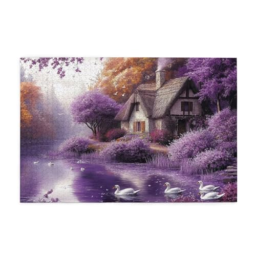 Puzzle 3000 Teile Schwan, Landschaft Holz XXL Puzzle Erwachsene mit Schachtel und Poster, Schwierige, Herausfordernde und Interessant Spiele für Anfänger, Frauen Wohndekoration Geschenke 1T-1198 Puzzle 3000 Teile Schwan, Landschaft Holz XXL Puzzle Erwachsene mit Schachtel und Poster, Schwierige, Herausfordernde und Interessant Spiele für Anfänger, Frauen Wohndekoration Geschenke 1T-1198 von Tamalsj