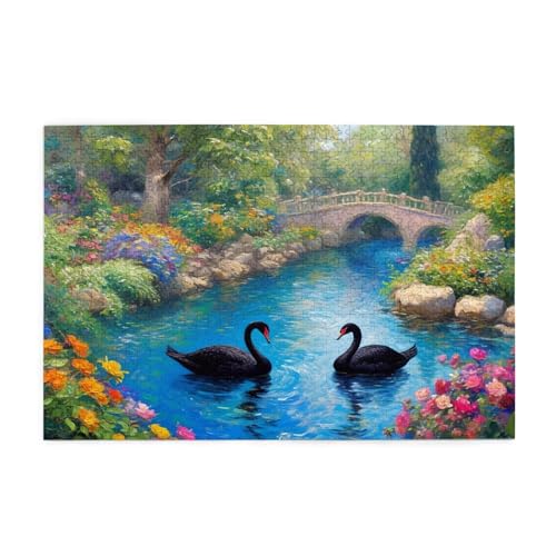 Puzzle 3000 Teile Schwan, Landschaft Holz XXL Puzzle Erwachsene mit Schachtel und Poster, Schwierige, Herausfordernde und Interessant Spiele für Anfänger, Frauen Wohndekoration Geschenke 1T-1767 Puzzle 3000 Teile Schwan, Landschaft Holz XXL Puzzle Erwachsene mit Schachtel und Poster, Schwierige, Herausfordernde und Interessant Spiele für Anfänger, Frauen Wohndekoration Geschenke 1T-1767 von Tamalsj