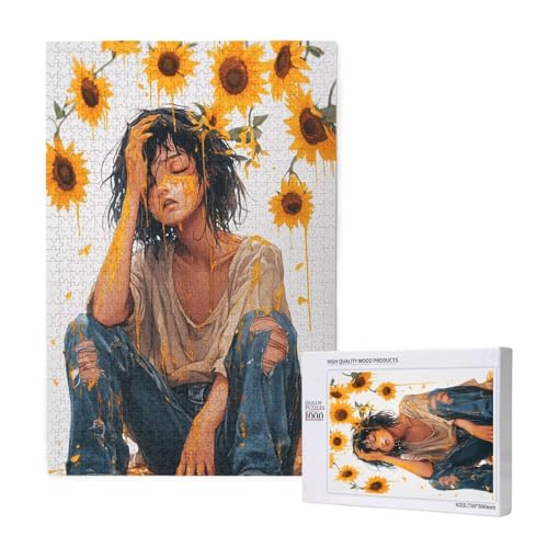 Puzzle 3000 Teile Sonnenblume Klassische Puzzles für Erwachsene Frau Anspruchsvolles und Lustig Kreatives Unterhaltungsspiel, Holzpuzzle für Erwachsene Als Feiertage Geschenk fur Frauen 2T-1960 Puzzle 3000 Teile Sonnenblume Klassische Puzzles für Erwachsene Frau Anspruchsvolles und Lustig Kreatives Unterhaltungsspiel, Holzpuzzle für Erwachsene Als Feiertage Geschenk fur Frauen 2T-1960 von Tamalsj