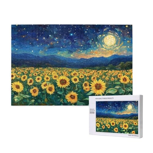 Puzzle 3000 Teile Sonnenblume Klassische Puzzles für Erwachsene Mond Anspruchsvolles und Lustig Kreatives Unterhaltungsspiel, Holzpuzzle für Erwachsene Als Feiertage Geschenk fur Frauen 2T-126 Puzzle 3000 Teile Sonnenblume Klassische Puzzles für Erwachsene Mond Anspruchsvolles und Lustig Kreatives Unterhaltungsspiel, Holzpuzzle für Erwachsene Als Feiertage Geschenk fur Frauen 2T-126 von Tamalsj