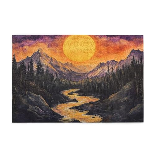 Puzzle 3000 Teile Sonnenuntergang,Landschaft Holz XXL Puzzle Erwachsene mit Schachtel und Poster,Schwierige,Herausfordernde und Interessant Spiele für Anfänger,Frauen Wohndekoration Geschenke 1T-372 Puzzle 3000 Teile Sonnenuntergang,Landschaft Holz XXL Puzzle Erwachsene mit Schachtel und Poster,Schwierige,Herausfordernde und Interessant Spiele für Anfänger,Frauen Wohndekoration Geschenke 1T-372 von Tamalsj