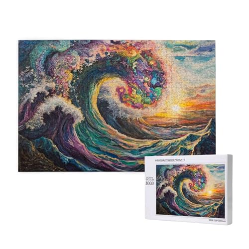 Puzzle 3000 Teile Sonnenuntergang Klassische Puzzles für Erwachsene Meer Anspruchsvolles und Lustig Kreatives Unterhaltungsspiel, Holzpuzzle für Erwachsene Als Feiertage Geschenk fur Frauen 2T-364 Puzzle 3000 Teile Sonnenuntergang Klassische Puzzles für Erwachsene Meer Anspruchsvolles und Lustig Kreatives Unterhaltungsspiel, Holzpuzzle für Erwachsene Als Feiertage Geschenk fur Frauen 2T-364 von Tamalsj