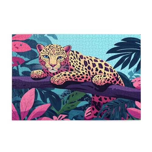 Puzzle 3000 Teile Tier, Leopard Holz XXL Puzzle Erwachsene mit Schachtel und Poster, Schwierige, Herausfordernde und Interessant Spiele für Anfänger, Geschenke für Männer/Frauen Wohndekoration 1T-693 Puzzle 3000 Teile Tier, Leopard Holz XXL Puzzle Erwachsene mit Schachtel und Poster, Schwierige, Herausfordernde und Interessant Spiele für Anfänger, Geschenke für Männer/Frauen Wohndekoration 1T-693 von Tamalsj