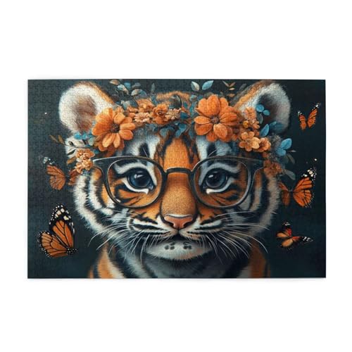 Puzzle 3000 Teile Tiger, Blume Holz XXL Puzzle Erwachsene mit Schachtel und Poster, Schwierige, Herausfordernde und Interessant Spiele für Anfänger, Geschenke für Männer/Frauen Wohndekoration 1T-1381 Puzzle 3000 Teile Tiger, Blume Holz XXL Puzzle Erwachsene mit Schachtel und Poster, Schwierige, Herausfordernde und Interessant Spiele für Anfänger, Geschenke für Männer/Frauen Wohndekoration 1T-1381 von Tamalsj