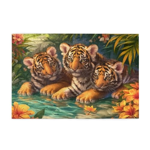 Puzzle 3000 Teile Tiger, Blume Holz XXL Puzzle Erwachsene mit Schachtel und Poster, Schwierige, Herausfordernde und Interessant Spiele für Anfänger, Geschenke für Männer/Frauen Wohndekoration 1T-1764 Puzzle 3000 Teile Tiger, Blume Holz XXL Puzzle Erwachsene mit Schachtel und Poster, Schwierige, Herausfordernde und Interessant Spiele für Anfänger, Geschenke für Männer/Frauen Wohndekoration 1T-1764 von Tamalsj