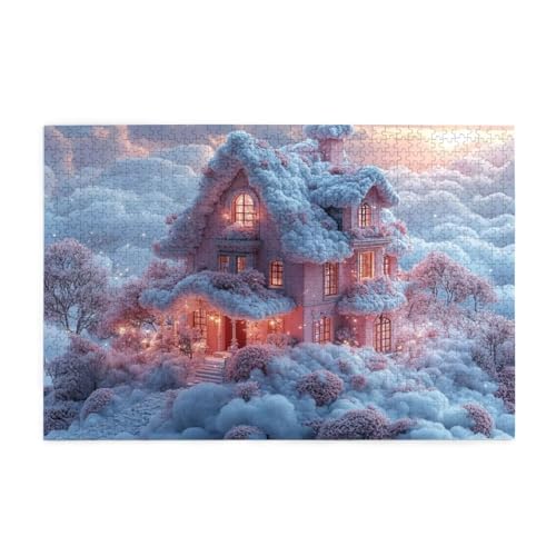 Puzzle 3000 Teile Traum, Kabine Holz XXL Puzzle Erwachsene mit Schachtel und Poster, Schwierige, Herausfordernde und Interessant Spiele für Anfänger, Geschenke für Männer/Frauen Wohndekoration 1T-1548 von Tamalsj