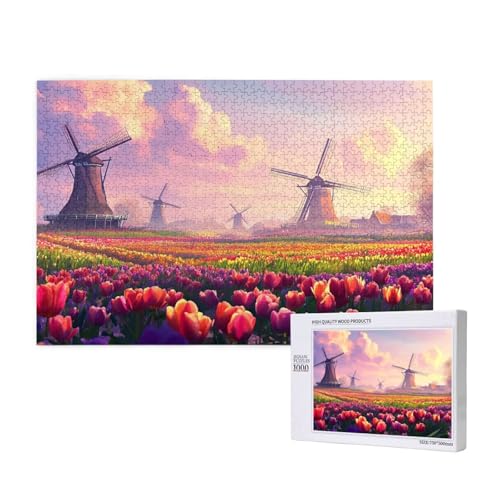 Puzzle 3000 Teile Tulpe Klassische Puzzles für Erwachsene Landschaft Anspruchsvolles und Lustig Kreatives Unterhaltungsspiel, Holzpuzzle für Erwachsene Als Feiertage Geschenk fur Frauen 2T-167 Puzzle 3000 Teile Tulpe Klassische Puzzles für Erwachsene Landschaft Anspruchsvolles und Lustig Kreatives Unterhaltungsspiel, Holzpuzzle für Erwachsene Als Feiertage Geschenk fur Frauen 2T-167 von Tamalsj