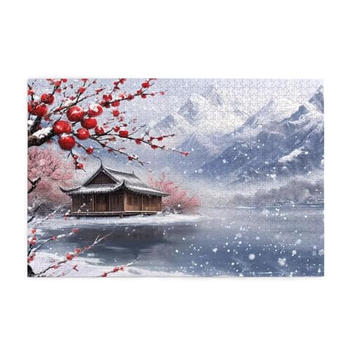 Puzzle 3000 Teile Winter, Berg Holz XXL Puzzle Erwachsene mit Schachtel und Poster, Schwierige, Herausfordernde und Interessant Spiele für Anfänger, Geschenke für Männer/Frauen Wohndekoration 1T-1093 Puzzle 3000 Teile Winter, Berg Holz XXL Puzzle Erwachsene mit Schachtel und Poster, Schwierige, Herausfordernde und Interessant Spiele für Anfänger, Geschenke für Männer/Frauen Wohndekoration 1T-1093 von Tamalsj
