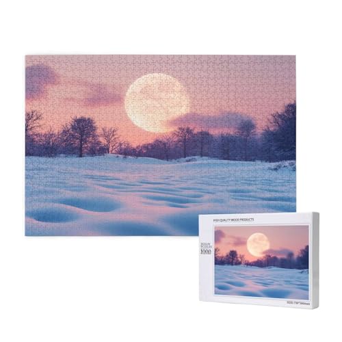 Puzzle 3000 Teile Winter Klassische Puzzles für Erwachsene Sonnenuntergang Anspruchsvolles und Lustig Kreatives Unterhaltungsspiel, Holzpuzzle für Erwachsene Als Feiertage Geschenk fur Frauen 2T-210 Puzzle 3000 Teile Winter Klassische Puzzles für Erwachsene Sonnenuntergang Anspruchsvolles und Lustig Kreatives Unterhaltungsspiel, Holzpuzzle für Erwachsene Als Feiertage Geschenk fur Frauen 2T-210 von Tamalsj