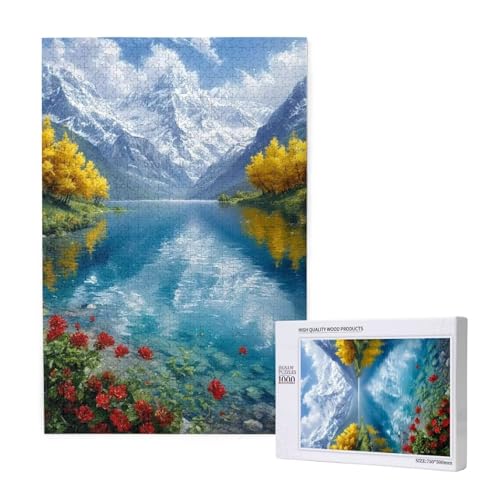 Puzzle 500 Teile Berg Klassische Puzzles für Erwachsene See Anspruchsvolles und Lustig Kreatives Unterhaltungsspiel, Holzpuzzle für Erwachsene Als Geburtstags und Feiertage Geschenk fur Frauen 2T-1559 Puzzle 500 Teile Berg Klassische Puzzles für Erwachsene See Anspruchsvolles und Lustig Kreatives Unterhaltungsspiel, Holzpuzzle für Erwachsene Als Geburtstags und Feiertage Geschenk fur Frauen 2T-1559 von Tamalsj