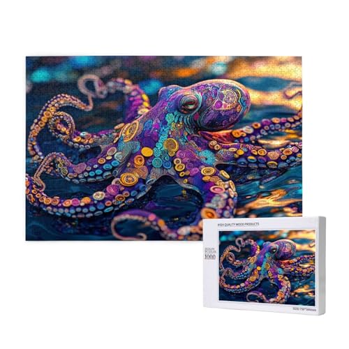 Puzzle 500 Teile Bunt Klassische Puzzles für Erwachsene Oktopus Anspruchsvolles und Lustig Kreatives Unterhaltungsspiel, Holzpuzzle für Erwachsene Als Geburtstags Feiertage Geschenk fur Frauen 2T-172 Puzzle 500 Teile Bunt Klassische Puzzles für Erwachsene Oktopus Anspruchsvolles und Lustig Kreatives Unterhaltungsspiel, Holzpuzzle für Erwachsene Als Geburtstags Feiertage Geschenk fur Frauen 2T-172 von Tamalsj