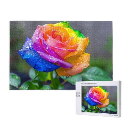 Puzzle 500 Teile Bunt Klassische Puzzles für Erwachsene Rose Anspruchsvolles und Lustig Kreatives Unterhaltungsspiel, Holzpuzzle für Erwachsene Als Geburtstags und Feiertage Geschenk fur Frauen 2T-91 Puzzle 500 Teile Bunt Klassische Puzzles für Erwachsene Rose Anspruchsvolles und Lustig Kreatives Unterhaltungsspiel, Holzpuzzle für Erwachsene Als Geburtstags und Feiertage Geschenk fur Frauen 2T-91 von Tamalsj
