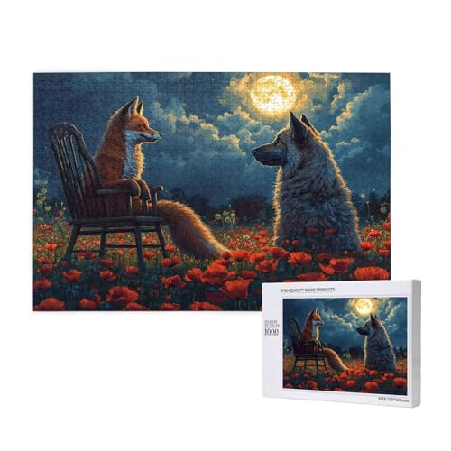 Puzzle 500 Teile Fuchs Klassische Puzzles für Erwachsene Hund Anspruchsvolles und Lustig Kreatives Unterhaltungsspiel,Holzpuzzle für Erwachsene Als Geburtstags Feiertage Geschenk fur Frauen 2T-1023 Puzzle 500 Teile Fuchs Klassische Puzzles für Erwachsene Hund Anspruchsvolles und Lustig Kreatives Unterhaltungsspiel,Holzpuzzle für Erwachsene Als Geburtstags Feiertage Geschenk fur Frauen 2T-1023 von Tamalsj