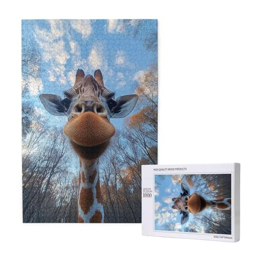 Puzzle 500 Teile Giraffe Klassische Puzzles für Erwachsene Landschaft Anspruchsvolles und Lustig Kreatives Unterhaltungsspiel, Holzpuzzle für Erwachsene Als Feiertage Geschenk fur Frauen 2T-1350 Puzzle 500 Teile Giraffe Klassische Puzzles für Erwachsene Landschaft Anspruchsvolles und Lustig Kreatives Unterhaltungsspiel, Holzpuzzle für Erwachsene Als Feiertage Geschenk fur Frauen 2T-1350 von Tamalsj