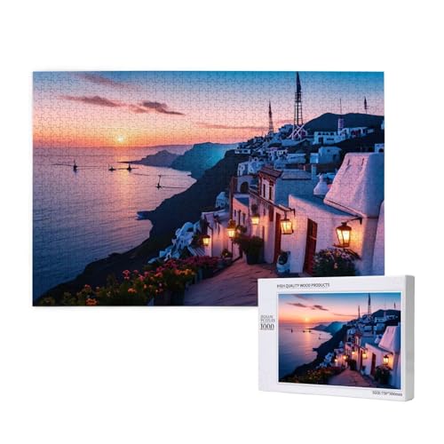 Puzzle 500 Teile Griechenland Klassische Puzzles für Erwachsene Meer Anspruchsvolles und Lustig Kreatives Unterhaltungsspiel, Holzpuzzle für Erwachsene Als Feiertage Geschenk fur Frauen 2T-8 Puzzle 500 Teile Griechenland Klassische Puzzles für Erwachsene Meer Anspruchsvolles und Lustig Kreatives Unterhaltungsspiel, Holzpuzzle für Erwachsene Als Feiertage Geschenk fur Frauen 2T-8 von Tamalsj