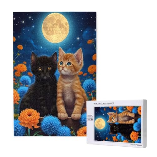 Puzzle 500 Teile Katze Klassische Puzzles für Erwachsene Mond Anspruchsvolles und Lustig Kreatives Unterhaltungsspiel,Holzpuzzle für Erwachsene Als Geburtstags Feiertage Geschenk fur Frauen 2T-1541 Puzzle 500 Teile Katze Klassische Puzzles für Erwachsene Mond Anspruchsvolles und Lustig Kreatives Unterhaltungsspiel,Holzpuzzle für Erwachsene Als Geburtstags Feiertage Geschenk fur Frauen 2T-1541 von Tamalsj