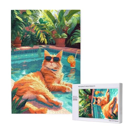 Puzzle 500 Teile Katze Klassische Puzzles für Erwachsene Niedlich Anspruchsvolles und Lustig Kreatives Unterhaltungsspiel, Holzpuzzle für Erwachsene Als Feiertage Geschenk fur Frauen 2T-1604 Puzzle 500 Teile Katze Klassische Puzzles für Erwachsene Niedlich Anspruchsvolles und Lustig Kreatives Unterhaltungsspiel, Holzpuzzle für Erwachsene Als Feiertage Geschenk fur Frauen 2T-1604 von Tamalsj