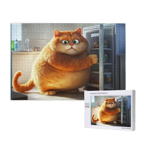 Puzzle 500 Teile Katze Klassische Puzzles für Erwachsene Niedlich Entspannen und Lustig Kreatives Unterhaltungsspiel, Holzpuzzle für Erwachsene Als Geburtstags Feiertage Geschenk fur Frauen 2T-102 Puzzle 500 Teile Katze Klassische Puzzles für Erwachsene Niedlich Entspannen und Lustig Kreatives Unterhaltungsspiel, Holzpuzzle für Erwachsene Als Geburtstags Feiertage Geschenk fur Frauen 2T-102 von Tamalsj