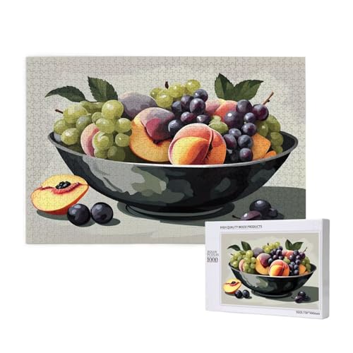 Puzzle 500 Teile Küche Klassische Puzzles für Erwachsene Obst Anspruchsvolles und Lustig Kreatives Unterhaltungsspiel, Holzpuzzle für Erwachsene Als Geburtstags und Feiertage Geschenk fur Frauen 2T-16 von Tamalsj