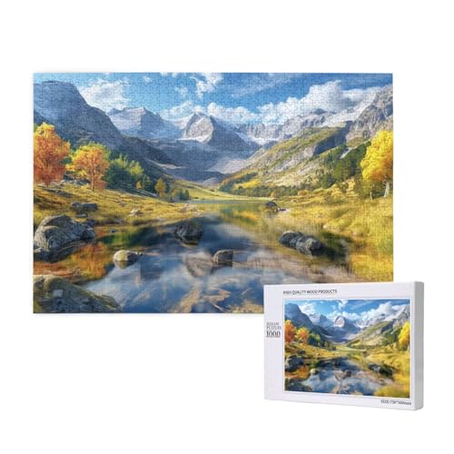Puzzle 500 Teile Landschaft Klassische Puzzles für Erwachsene Berg Anspruchsvolles und Lustig Kreatives Unterhaltungsspiel, Holzpuzzle für Erwachsene Als Feiertage Geschenk fur Frauen 2T-804 Puzzle 500 Teile Landschaft Klassische Puzzles für Erwachsene Berg Anspruchsvolles und Lustig Kreatives Unterhaltungsspiel, Holzpuzzle für Erwachsene Als Feiertage Geschenk fur Frauen 2T-804 von Tamalsj