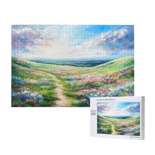 Puzzle 500 Teile Landschaft Klassische Puzzles für Erwachsene Blume Anspruchsvolles und Lustig Kreatives Unterhaltungsspiel, Holzpuzzle für Erwachsene Als Feiertage Geschenk fur Frauen 2T-146 Puzzle 500 Teile Landschaft Klassische Puzzles für Erwachsene Blume Anspruchsvolles und Lustig Kreatives Unterhaltungsspiel, Holzpuzzle für Erwachsene Als Feiertage Geschenk fur Frauen 2T-146 von Tamalsj