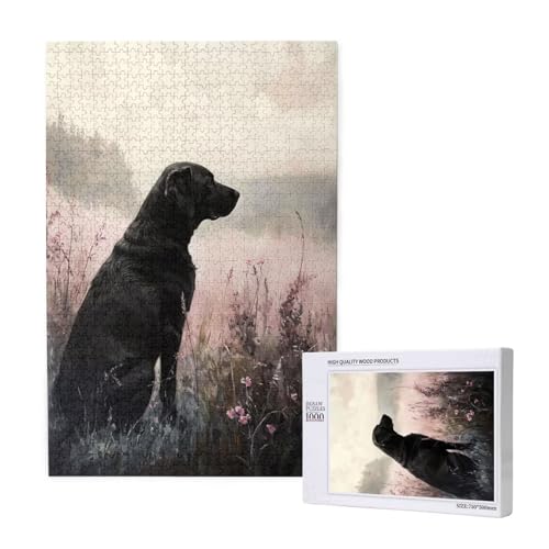 Puzzle 500 Teile Landschaft Klassische Puzzles für Erwachsene Hund Anspruchsvolles und Lustig Kreatives Unterhaltungsspiel, Holzpuzzle für Erwachsene Als Feiertage Geschenk fur Frauen 2T-2012 von Tamalsj