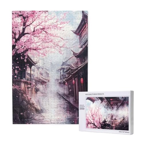 Puzzle 500 Teile Landschaft Klassische Puzzles für Erwachsene Japan Anspruchsvolles und Lustig Kreatives Unterhaltungsspiel, Holzpuzzle für Erwachsene Als Feiertage Geschenk fur Frauen 2T-1870 von Tamalsj
